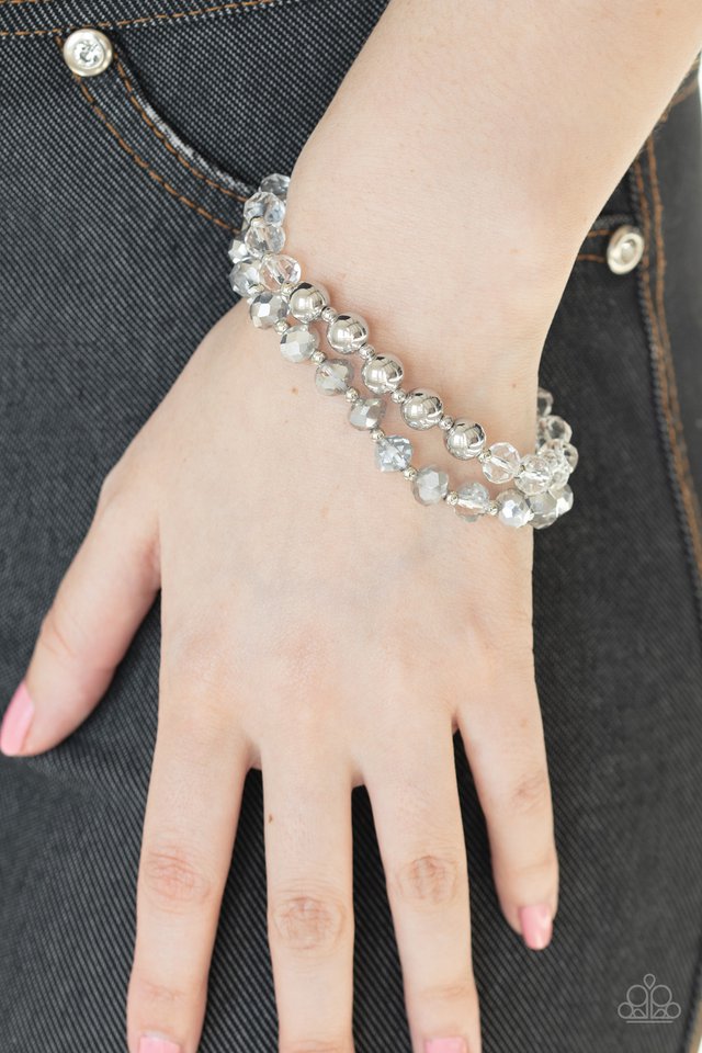 Millennial Grandeur - Silver - Paparazzi Bracelet Image