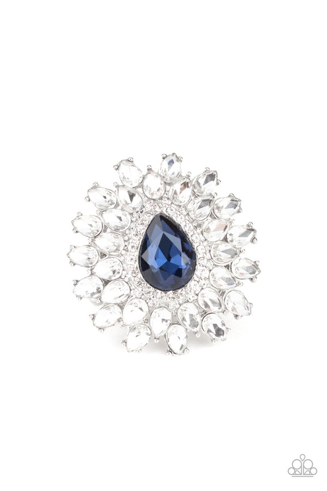 Whos Counting? - Blue - Paparazzi Ring Image