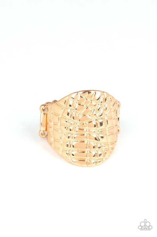 Metal Jungle - Gold - Paparazzi Ring Image