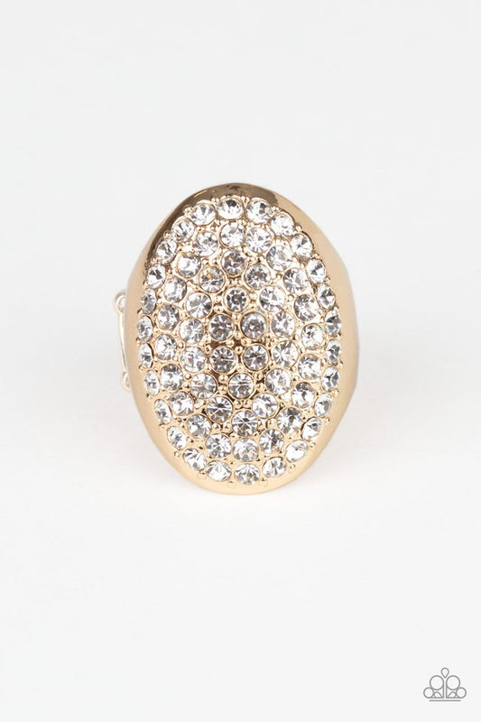 Bling Scene - Gold - Paparazzi Ring Image