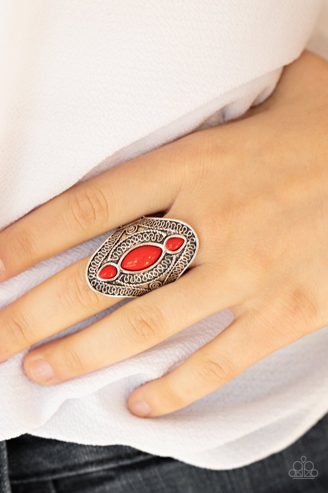 Kindred Spirit - Red - Paparazzi Ring Image
