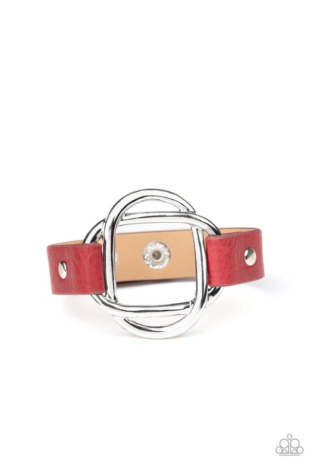 Nautically Knotted - Red - Paparazzi Bracelet Image