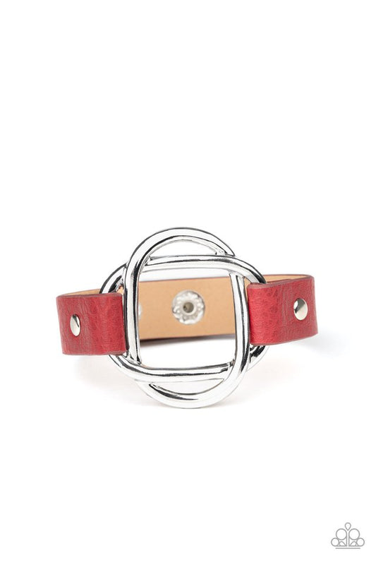 Nautically Knotted - Red - Paparazzi Bracelet Image