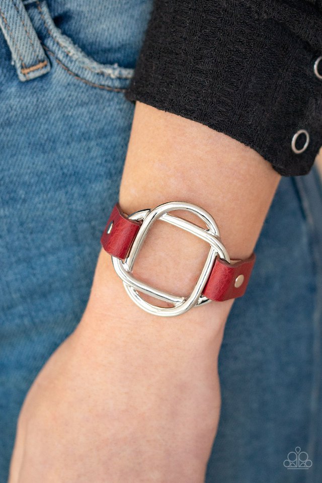 Nautically Knotted - Red - Paparazzi Bracelet Image