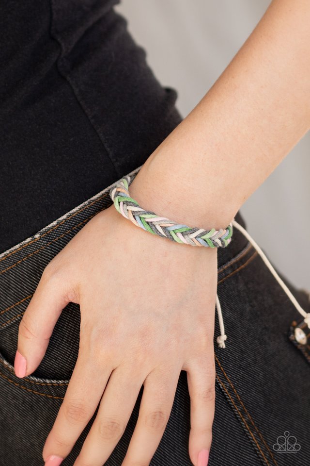 WEAVE It Be - Multi - Paparazzi Bracelet Image
