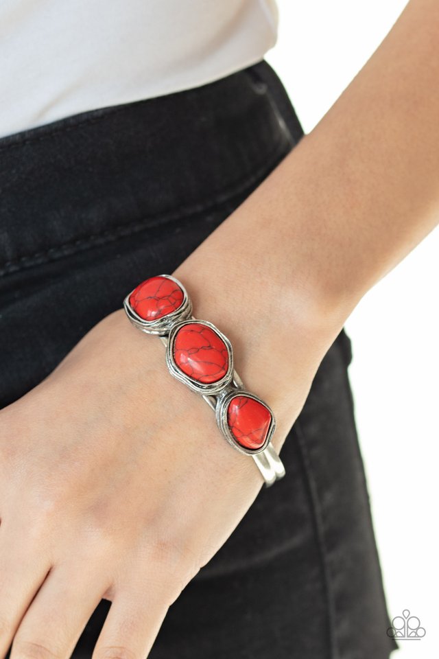 Stone Shop - Red - Paparazzi Bracelet Image
