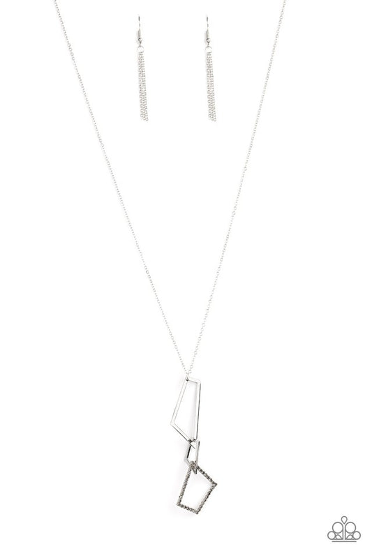 Shapely Silhouettes - Silver - Paparazzi Necklace Image