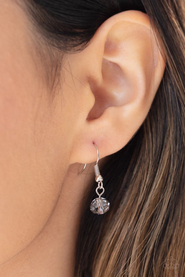 Distracted by Dazzle - Silver - Paparazzi Necklace Image