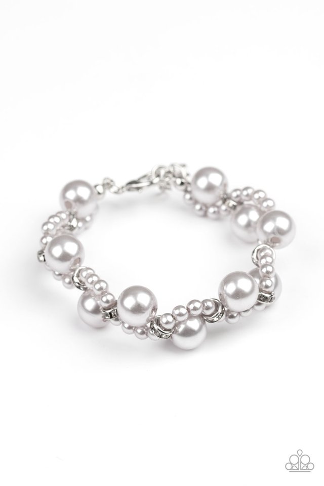 Utmost Uptown - Silver - Paparazzi Bracelet Image
