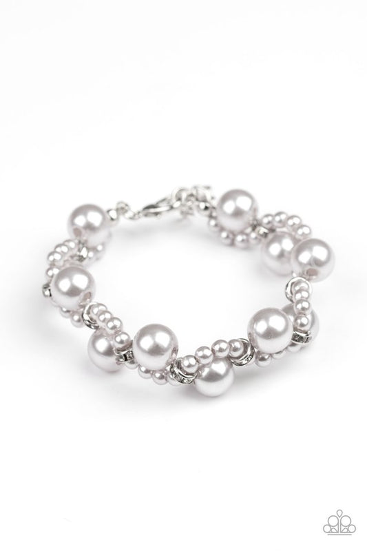 Utmost Uptown - Silver - Paparazzi Bracelet Image