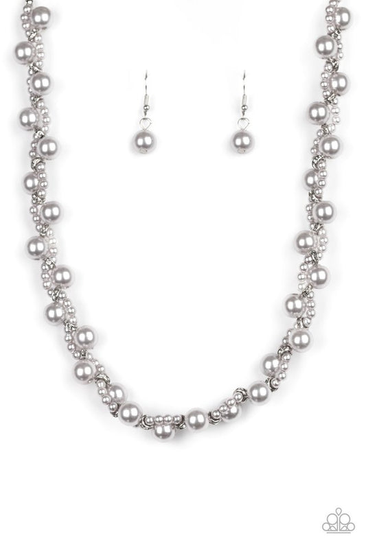 Uptown Opulence - Silver - Paparazzi Necklace Image