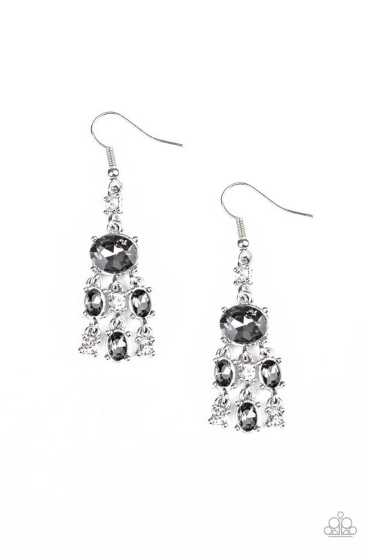 Demurely Divine - Silver - Paparazzi Earring Image