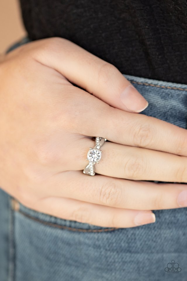 Prim and Proper - White - Paparazzi Ring Image