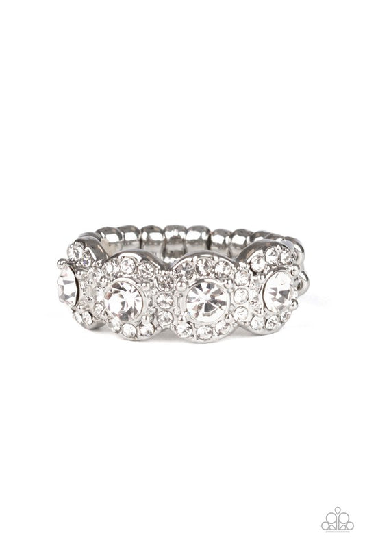 Ever Enlightened - White - Paparazzi Ring Image