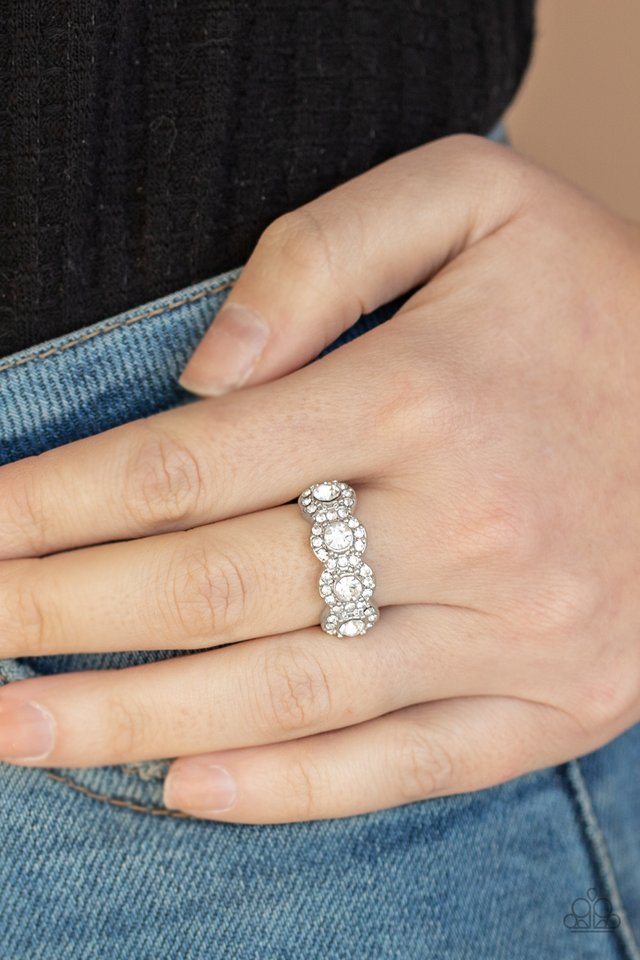 Ever Enlightened - White - Paparazzi Ring Image