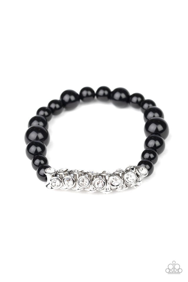 Traffic-Stopping Sparkle - Black - Paparazzi Bracelet Image