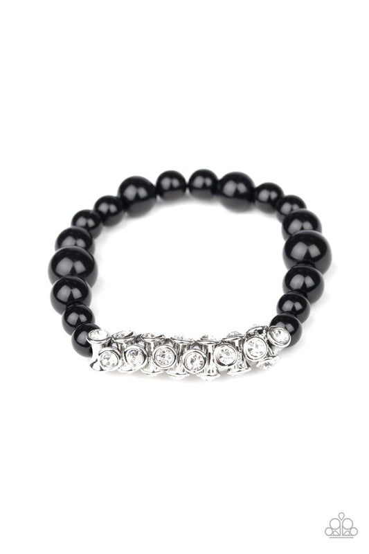 Traffic-Stopping Sparkle - Black - Paparazzi Bracelet Image