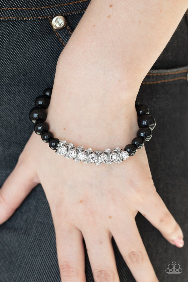 Traffic-Stopping Sparkle - Black - Paparazzi Bracelet Image