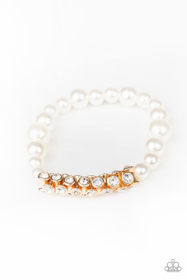 Traffic-Stopping Sparkle - Gold - Paparazzi Bracelet Image