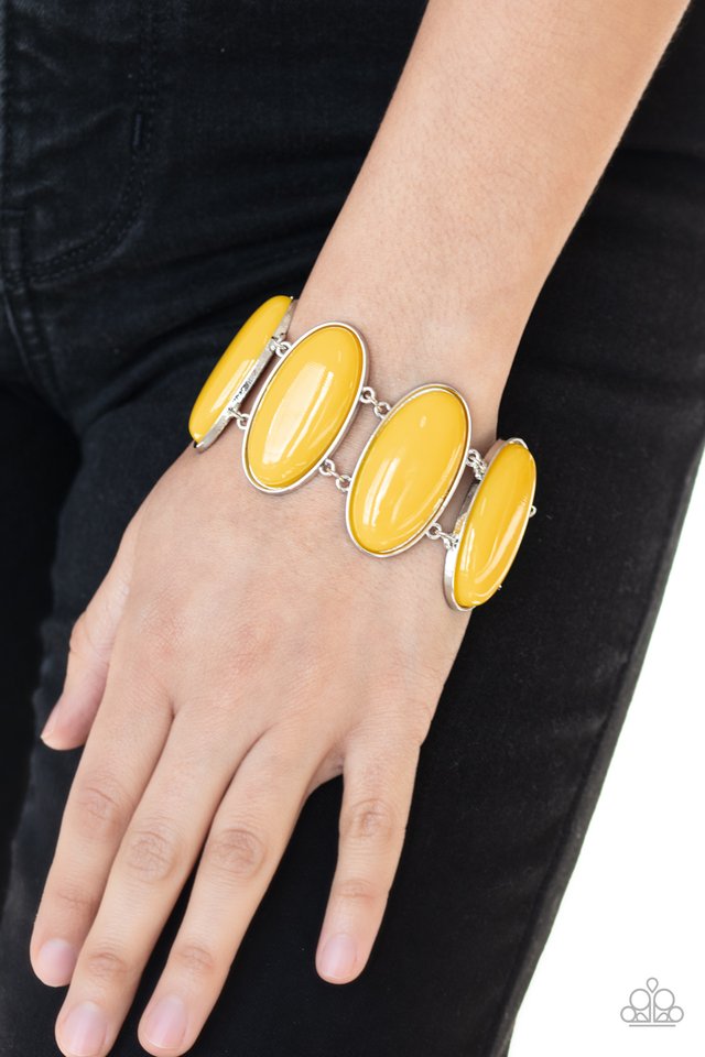 Power Pop - Yellow - Paparazzi Bracelet Image