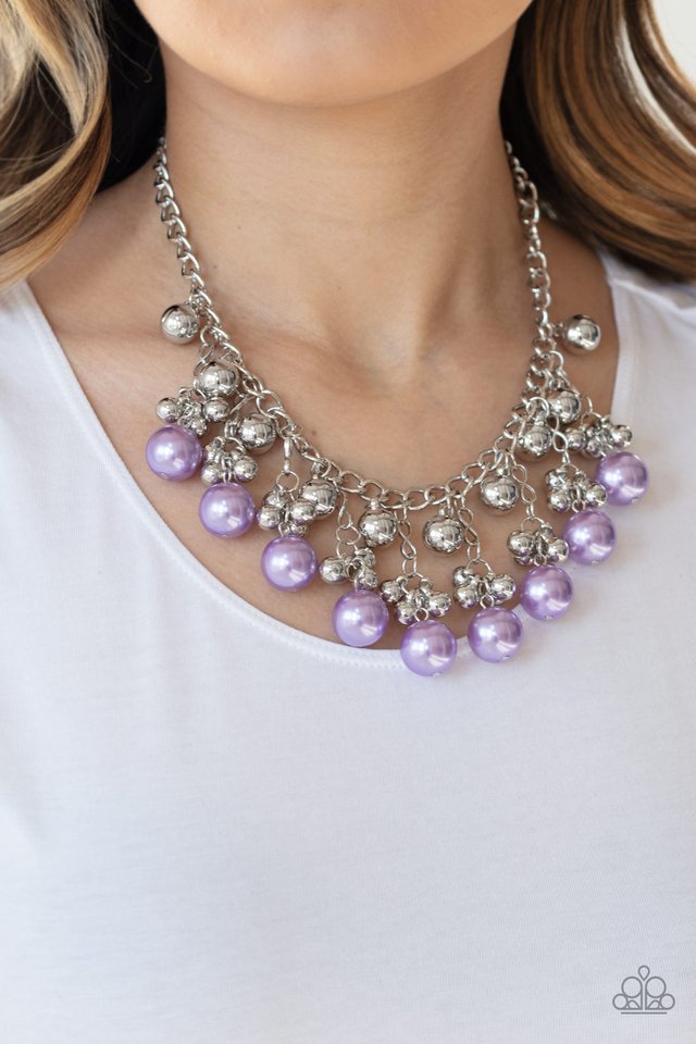 Pearl Appraisal - Purple - Paparazzi Necklace Image