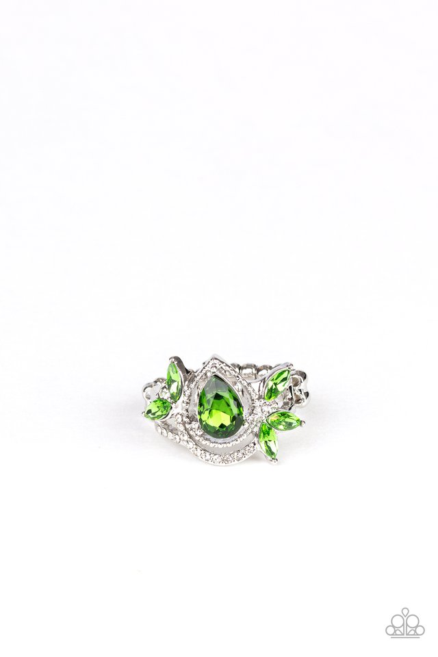 Eden Elegance - Green - Paparazzi Ring Image