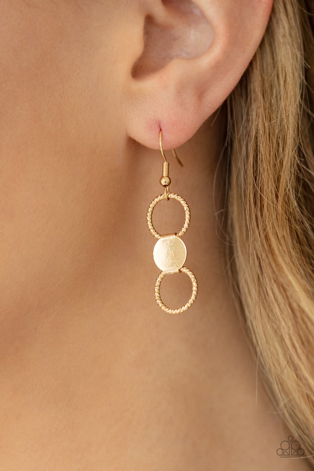 Net Result - Gold - Paparazzi Necklace Image