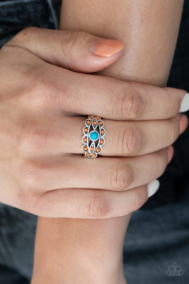 Totally Tangy - Blue - Paparazzi Ring Image