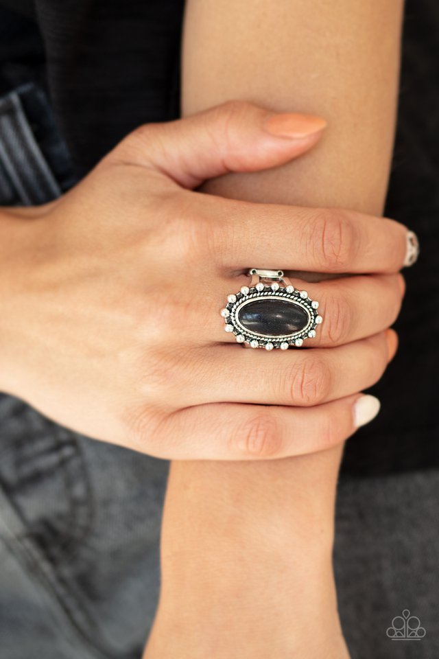 Mineral Movement - Black - Paparazzi Ring Image