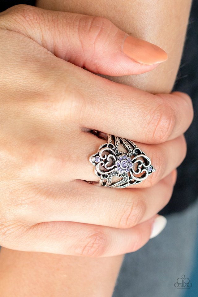 Totally Taken - Purple - Paparazzi Ring Image