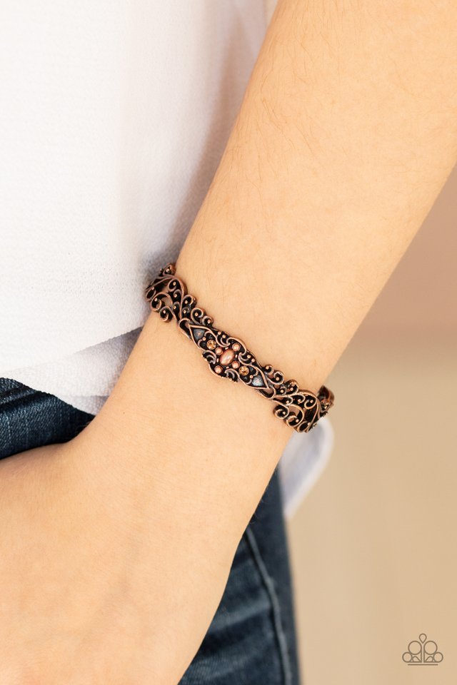 Victorian Vines - Copper - Paparazzi Bracelet Image