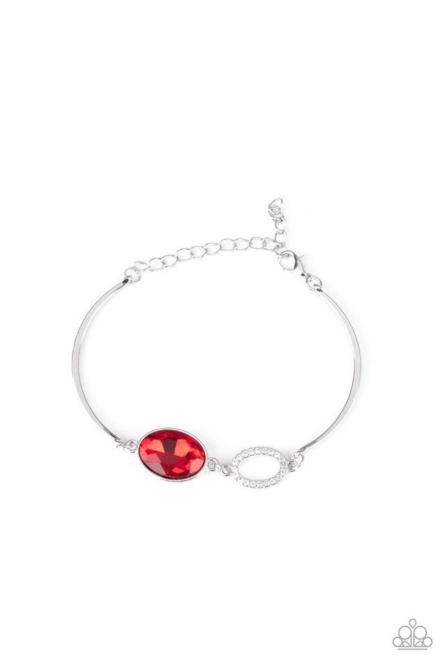 Glamorous Glow - Red - Paparazzi Bracelet Image