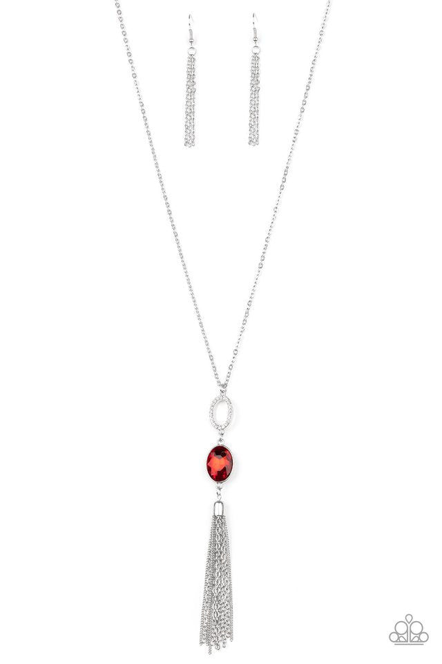 Unstoppable Glamour - Red - Paparazzi Necklace Image