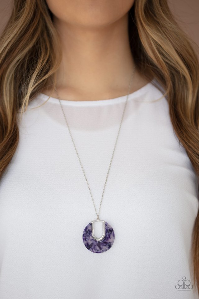 Setting The Fashion - Purple - Paparazzi Necklace Image