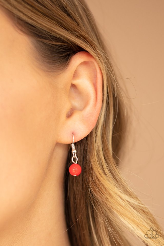 Jubilant Jingle - Red - Paparazzi Necklace Image