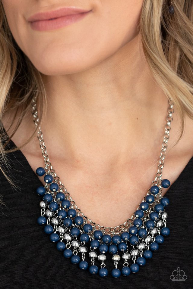 Jubilant Jingle - Blue - Paparazzi Necklace Image