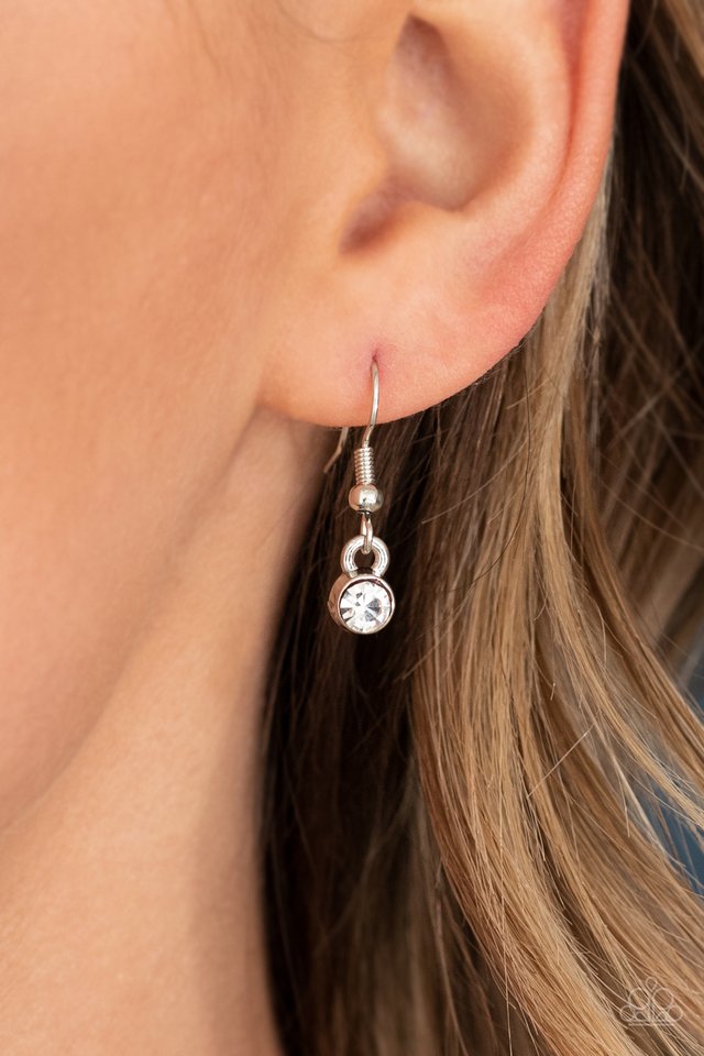 Mom Moments - White - Paparazzi Necklace Image