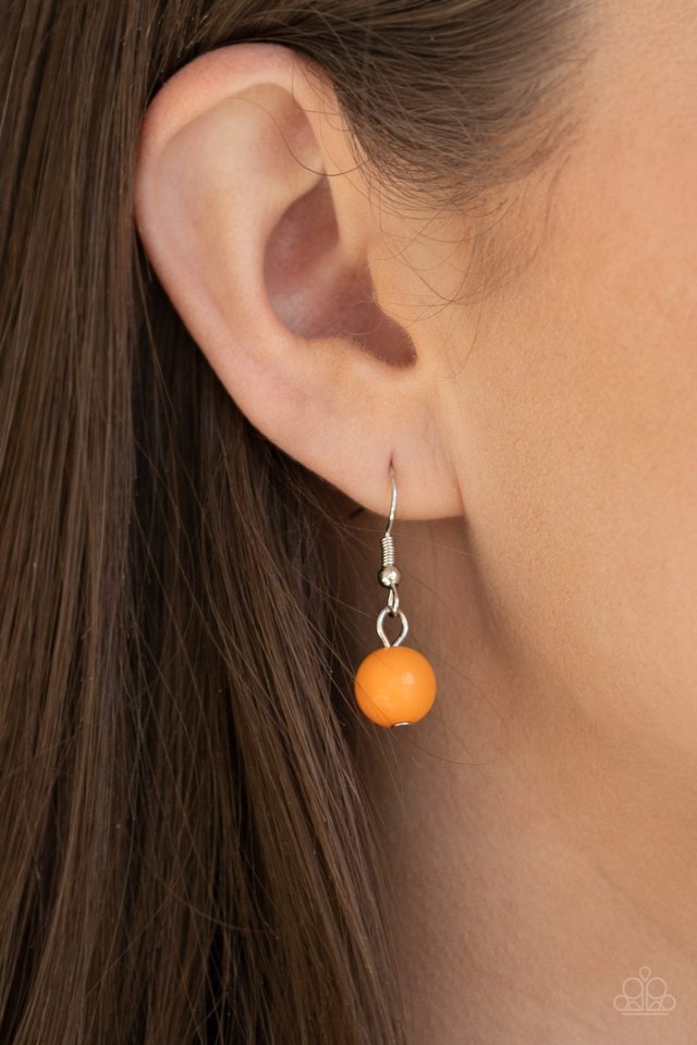 Sunset Sensation - Orange - Paparazzi Necklace Image