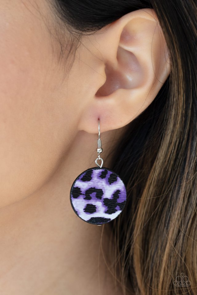 Here Kitty Kitty - Purple - Paparazzi Necklace Image