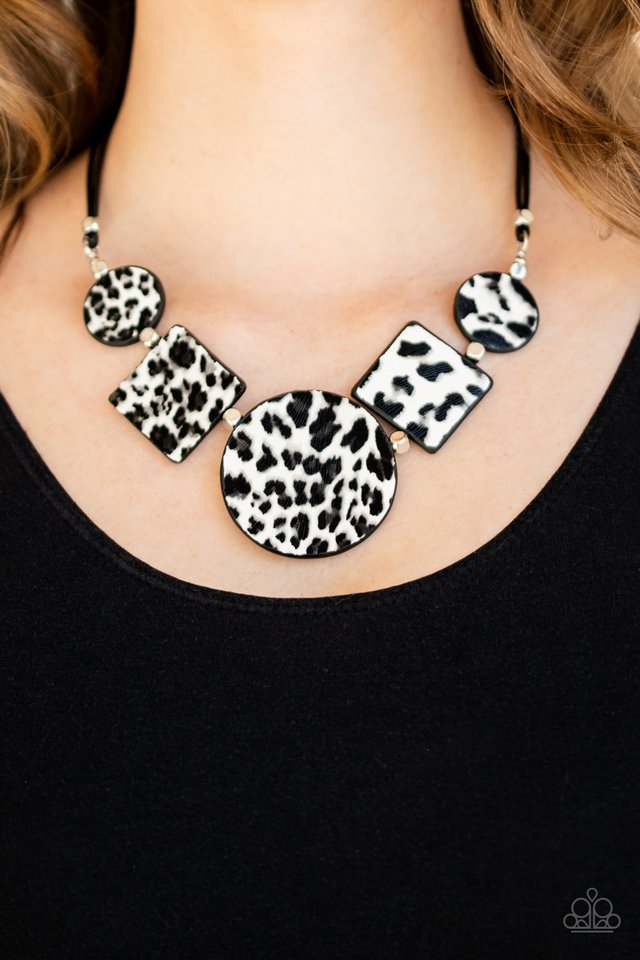 Here Kitty Kitty - White - Paparazzi Necklace Image