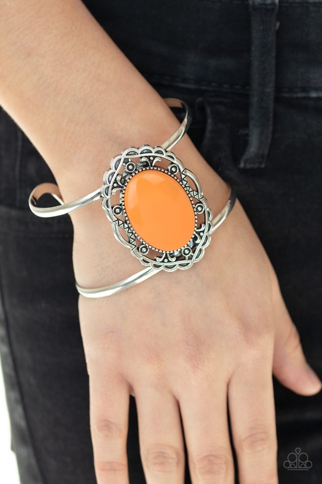 Vibrantly Vibrant - Orange - Paparazzi Bracelet Image