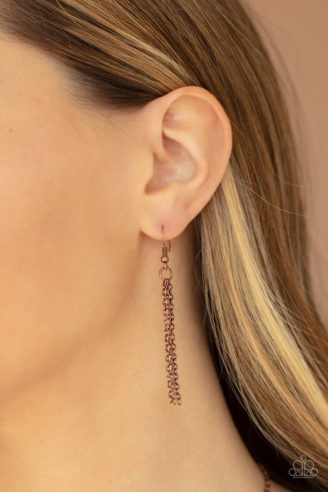 Worlds Best Grandma - Copper - Paparazzi Necklace Image