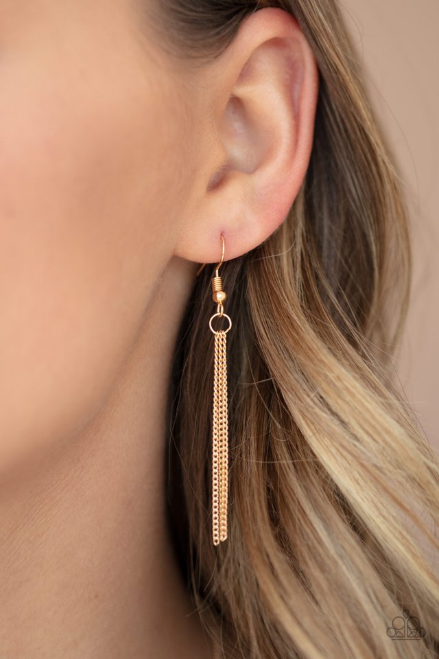 Worlds Best Grandma - Gold - Paparazzi Necklace Image