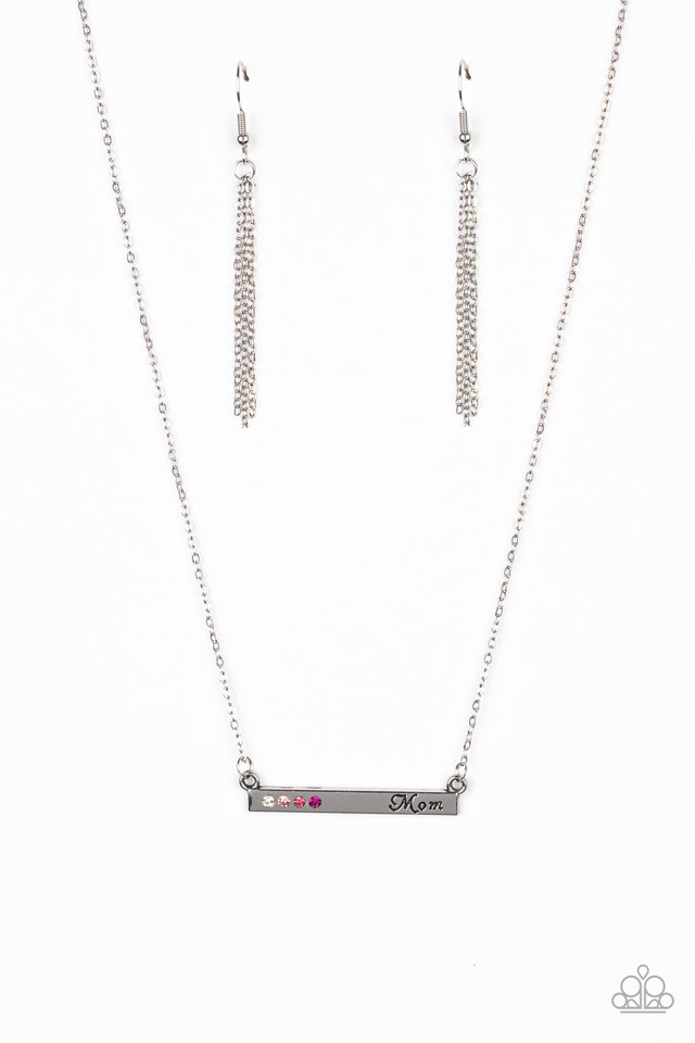 Moms Do It Better - Pink - Paparazzi Necklace Image