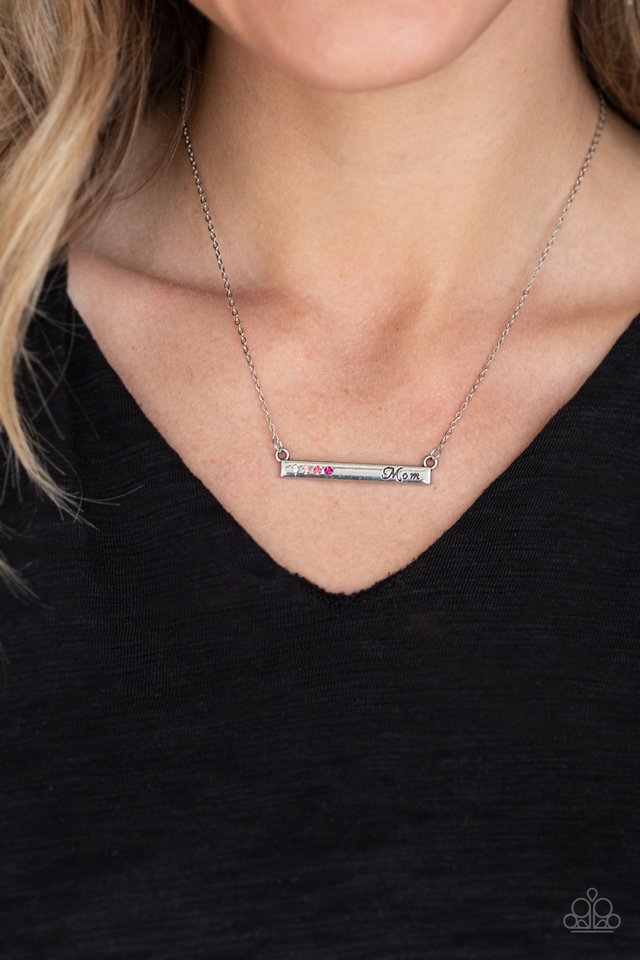 Moms Do It Better - Pink - Paparazzi Necklace Image