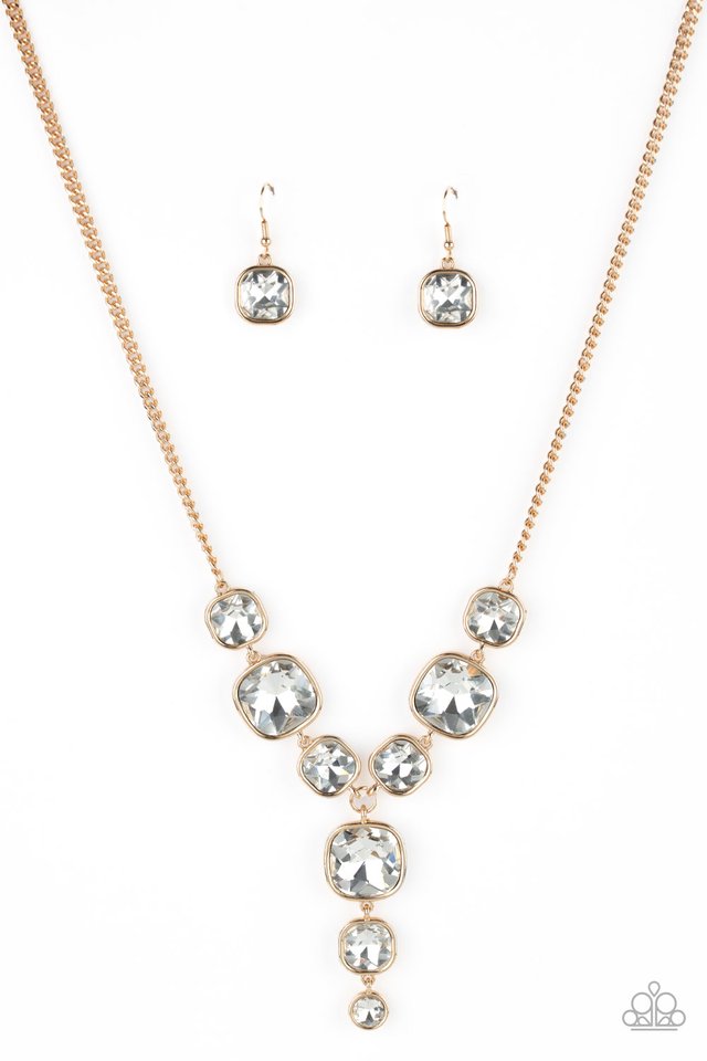 Legendary Luster - Gold - Paparazzi Necklace Image