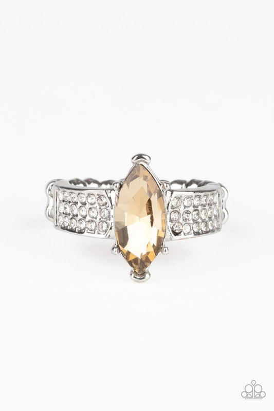 Icy Iridescence - Brown - Paparazzi Ring Image