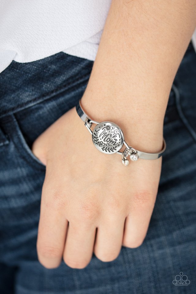 The Mom Life - Silver - Paparazzi Bracelet Image