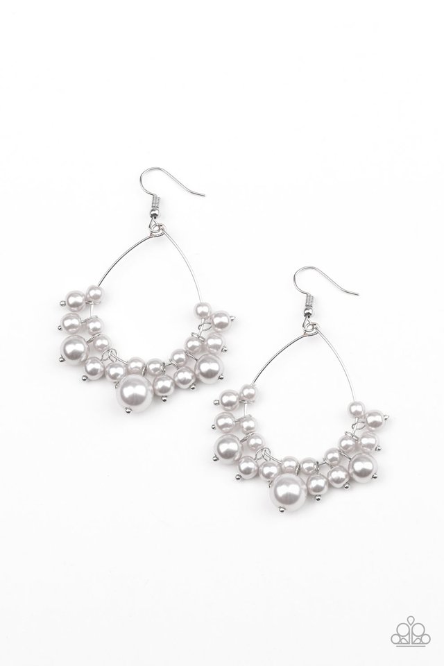 5th Avenue Appeal - Silver - Paparazzi Earring Image