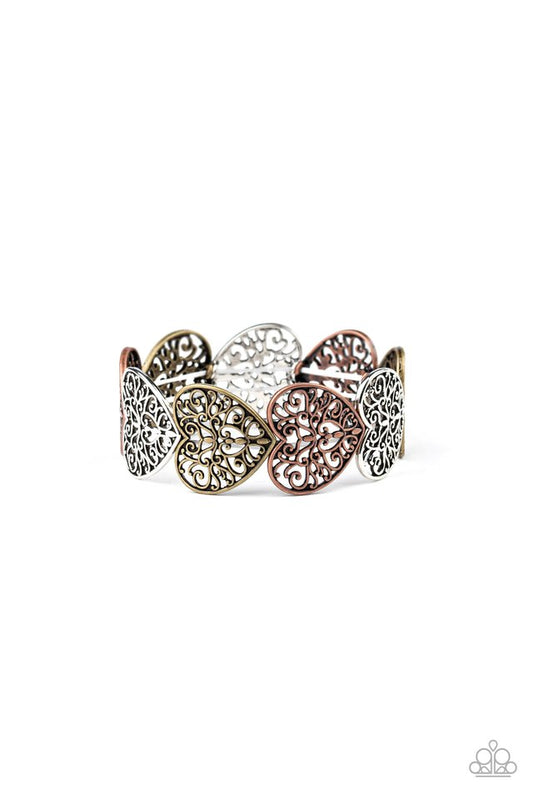 Keep Love In Your Heart - Multi - Paparazzi Bracelet Image